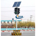 Moveable LED solar power traffic light, Temporary LED traffic signal light